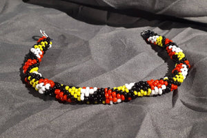 Handmade Bead Bracelet - Two Spirit Pride, Medicine Wheel