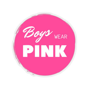 Boys Wear Pink Sticker
