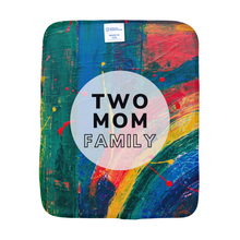 Load image into Gallery viewer, Two Mom Family Burp Cloth
