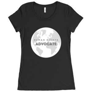 Human Rights Advocate Fitted T-Shirt