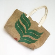 Load image into Gallery viewer, upcycled tote bag - Cafes do Brasil BACK
