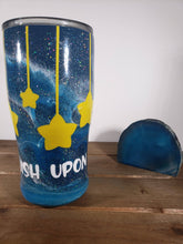 Load image into Gallery viewer, Wish Upon A Star Vinyl Acrylic Galaxy 20oz Modern Curve Tumbler
