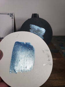 Blue Skies Color Shifting Handmade water color paints 3ml full pan