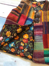 Load image into Gallery viewer, size 7 patchwork wool vest
