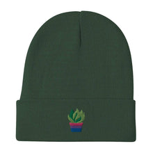 Load image into Gallery viewer, Bi Plant Embroidered Beanie
