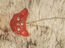 Load image into Gallery viewer, Hot Pink Demon Kitty Necklace- Ready To Ship
