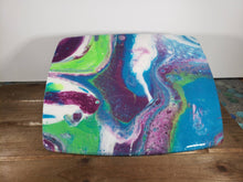 Load image into Gallery viewer, Wood and Resin Acrylic Flow Tray
