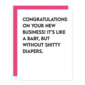 Congratulations On Your New Business!