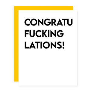 Congratuf*ckinglations!