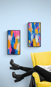 The Future is Bright - Abstract Textured Art  -  Original Acrylic Painting