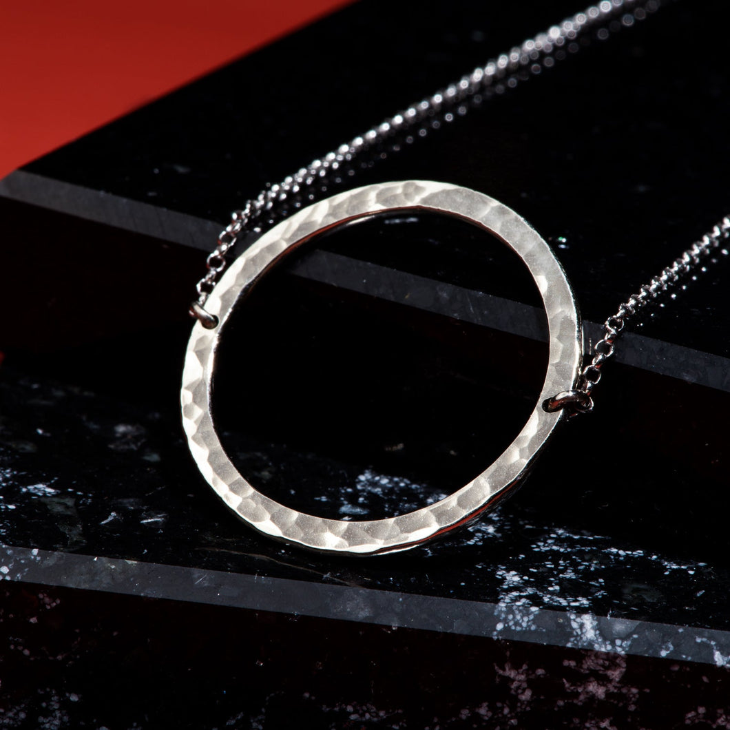 Orbit Necklace in Sterling Silver