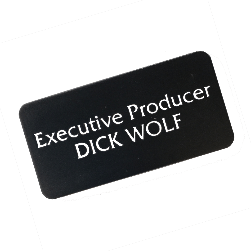Executive Producer Dick Wolf Enamel Pin
