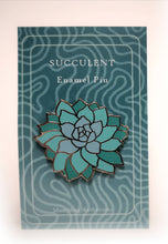 Load image into Gallery viewer, Green Succulent Enamel pin
