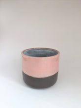 Load image into Gallery viewer, Pink and grey Ceramic Pot
