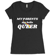 Load image into Gallery viewer, Queer Parents Fitted T-Shirt

