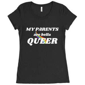 Queer Parents Fitted T-Shirt