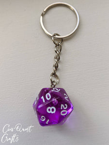 D20 Dice Key chain