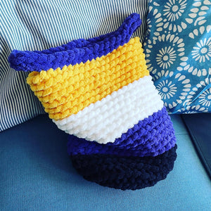 Knitted Non-Binary (Enby) Pride Bag