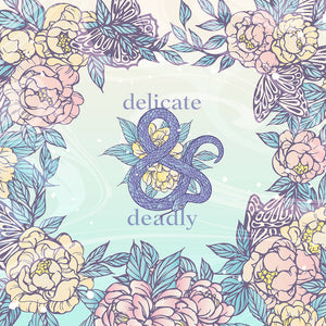 DELICATE & DEADLY TOTE BAG (DOUBLE-SIDED)