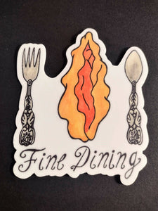 Fine Dining - Sticker