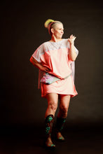 Load image into Gallery viewer, Stars Aligned T-Shirt Dress - Just Peachy
