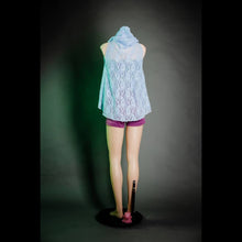 Load image into Gallery viewer, Rhapsody Ruffle Vest in Turquoise
