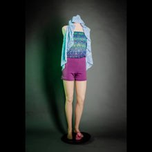 Load image into Gallery viewer, Rhapsody Ruffle Vest in Turquoise
