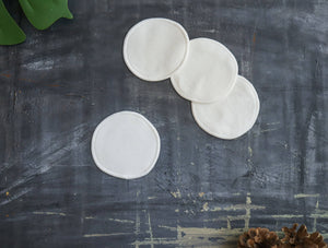 100% Organic Reusable Cotton Rounds | Makeup Removing Pads | Zero Waste Gift