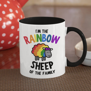 “I’m The Rainbow Sheep of the Family” Mug