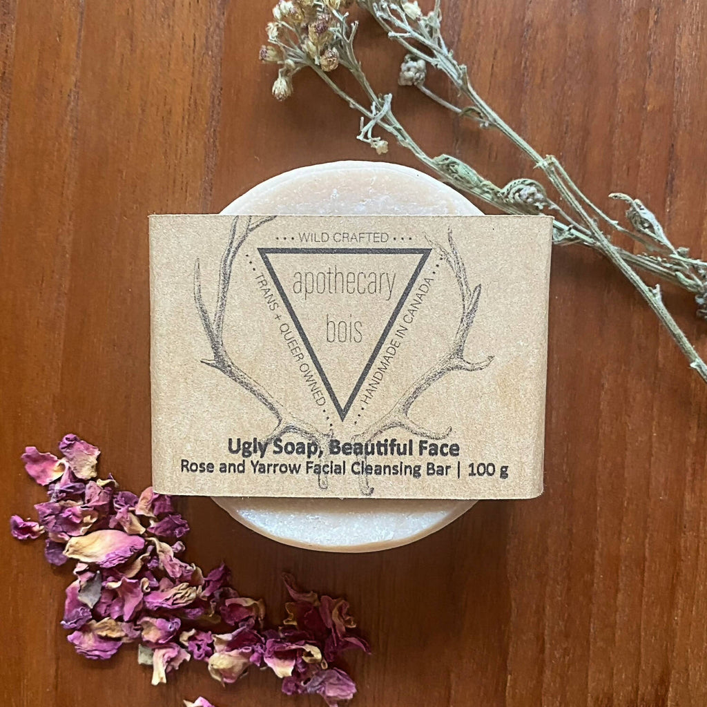 Ugly Soap, Beautiful Face: Rose and Yarrow Facial Cleansing Bar