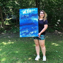 Load image into Gallery viewer, &quot;Blue Ocean Mist&quot; - Original Acrylic Painting
