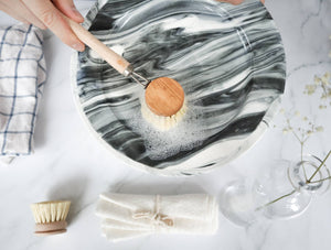 Sisal Dish Brush with Free Refill Head | Kitchen Household Zero Waste Gift