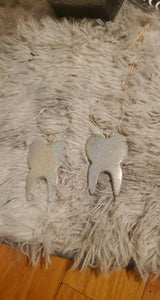 Holographic Tooth Earrings- Made To Order Kawaii Jewelry