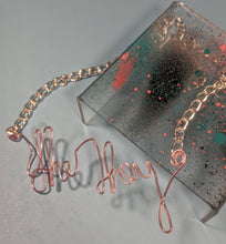 Load image into Gallery viewer, She/They Talisman Necklace - Blush
