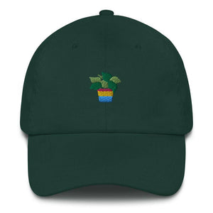 Pan Plant embroidered hat