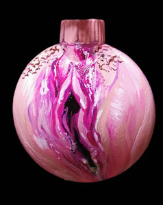 Vulva Handpainted Christmas Ornament!