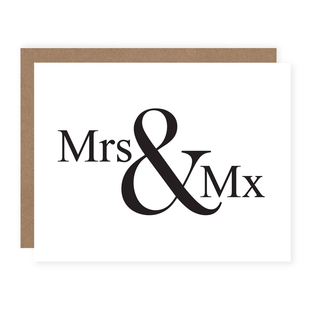 Mrs & Mx