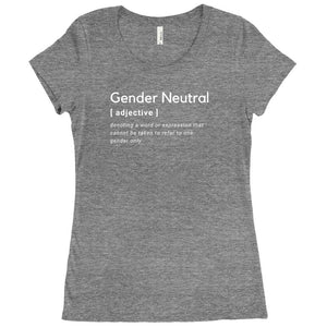 Gender Neutral Fitted T-Shirt
