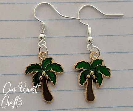 Palm Tree Earrings