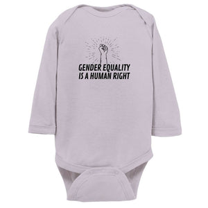 Gender Equality is a Human Right Long Sleeve Bodysuit