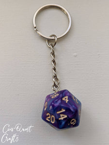 D20 Dice Key chain