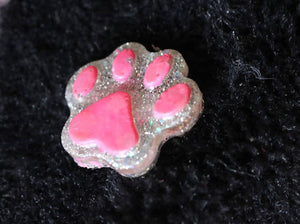 B Grade Paw Print Pendant- Keychain/Necklace/Ring/Hair clip/Pin