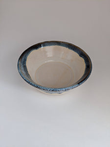Falling water blue and cream Ceramic Dish