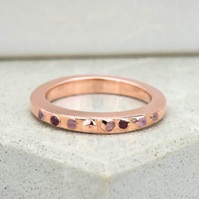 Load image into Gallery viewer, Pink Sapphire Kimberlite Ring in Rose Gold
