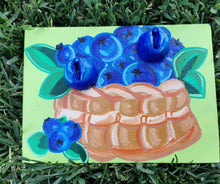 Load image into Gallery viewer, Blueberry Vulva Painting
