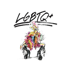 Load image into Gallery viewer, LGBTQ+ Art Print - Donating to TPOC - Available in three sizes!
