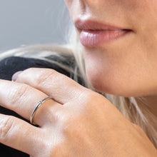 Load image into Gallery viewer, Dainty Diamond Ring in White Gold
