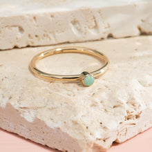 Load image into Gallery viewer, Recycled Yellow Gold &amp; Opal Ring
