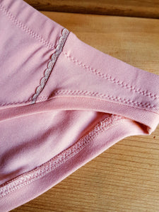 Valkyrie Low-Rise Gaff Panty in Rose