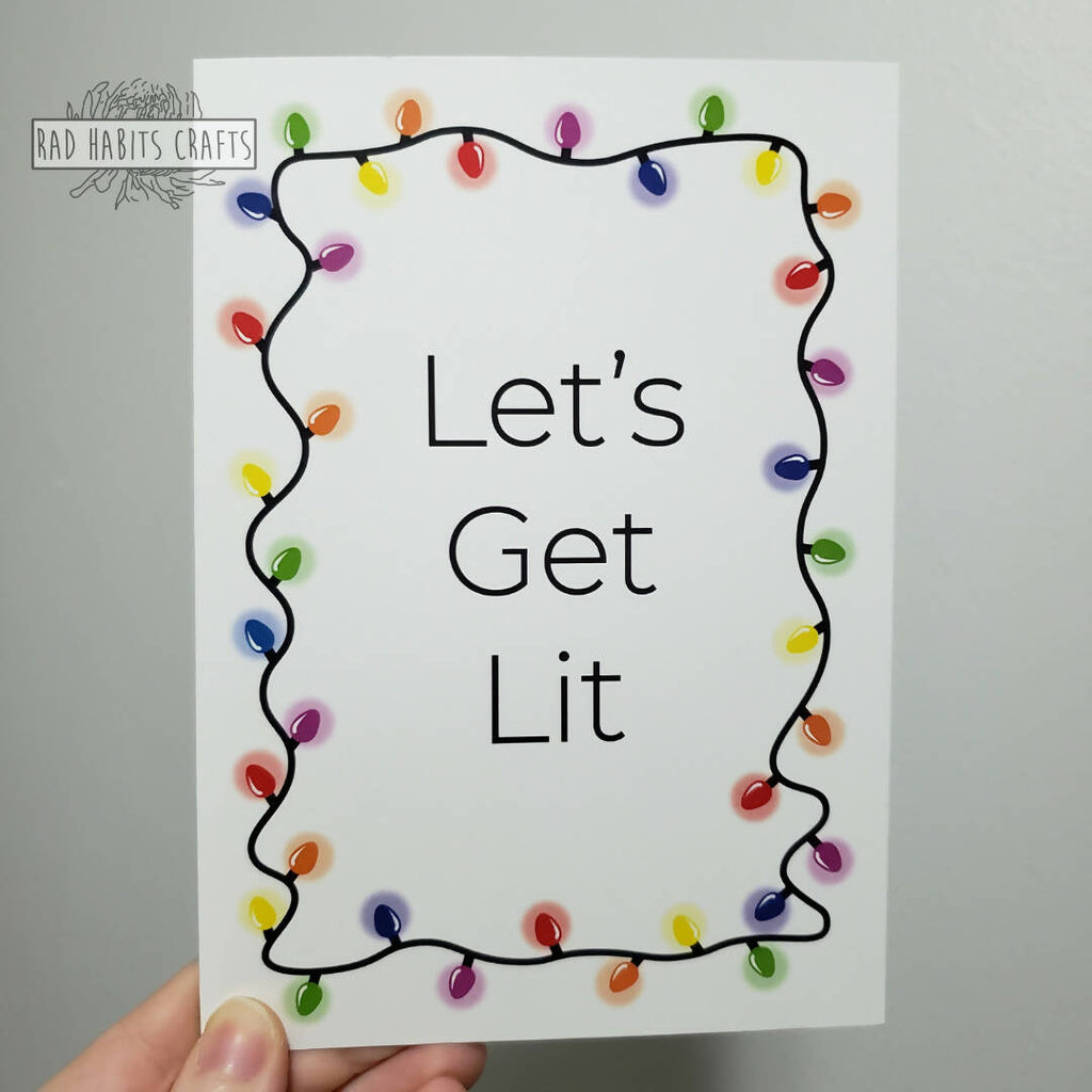 Holiday Card | Let's Get Lit